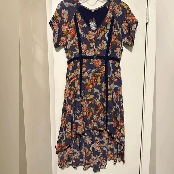 NWT Miss Me blue floral dress Size S - Picture 2 of 5